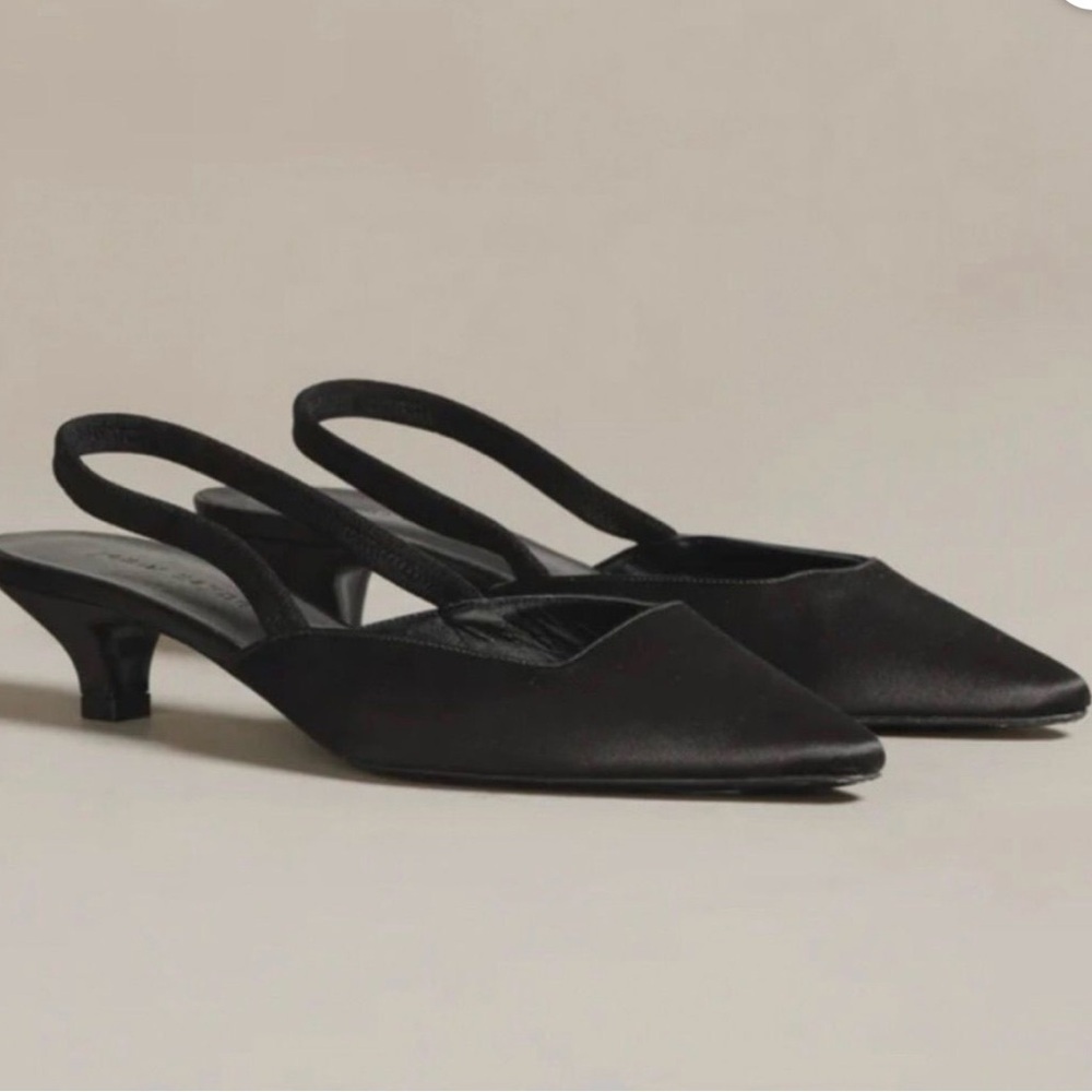 Jenni Kayne satin kitten heels - Picture 3 of 3
